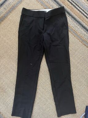 LOFT Black Straight Leg Trousers